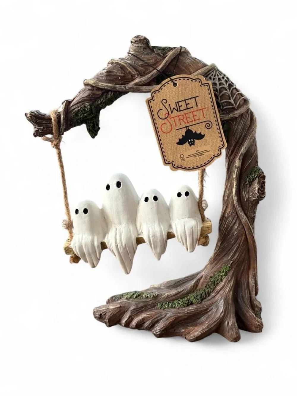 Halloween Ghost Swing Home Wall Decor - White